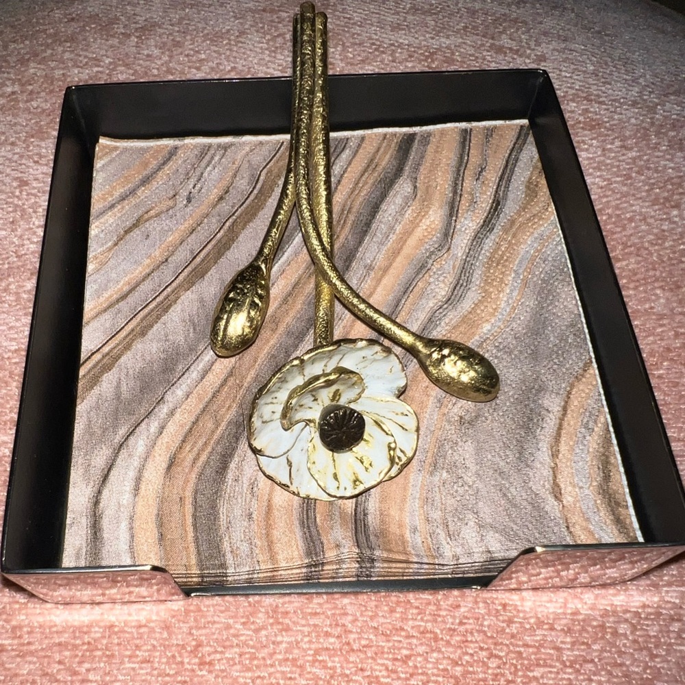 Michael Aram Anemone Napkin Holder